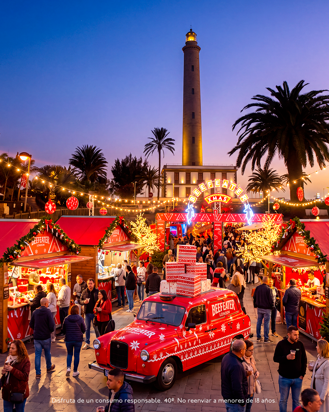 Beefeater Xmas Market en el Faro de Maspalomas